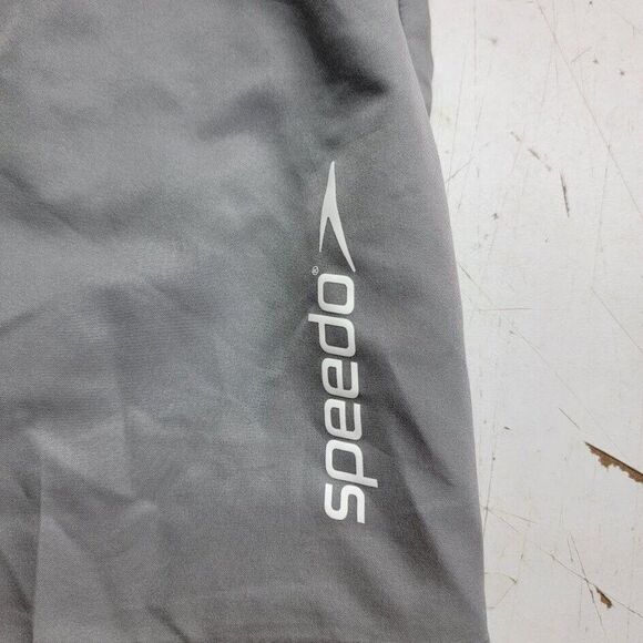 Speedo Swim Trunks Shorts Men's Size Medium Blue White Gray Mesh - Picture 7 of 8